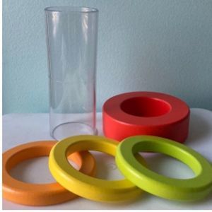 LOVEVERY Clear Tube with Stacking Rings